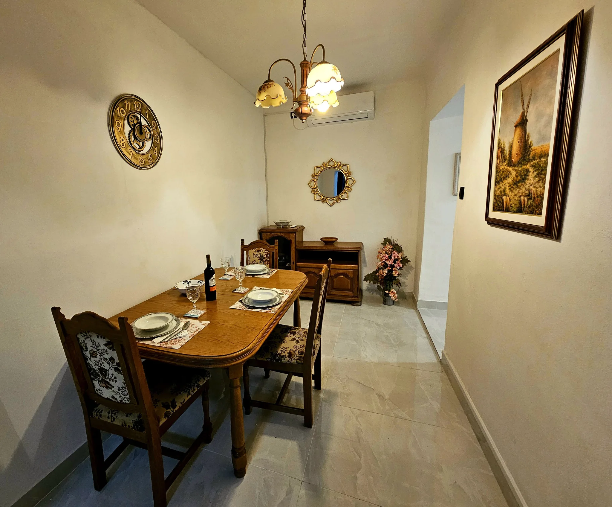 Lavender dining room